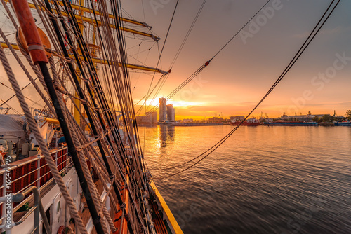Yacht port in Gdynia