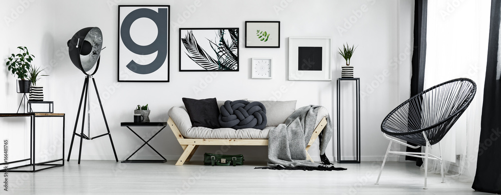 Artist's living room - obrazy, fototapety, plakaty 