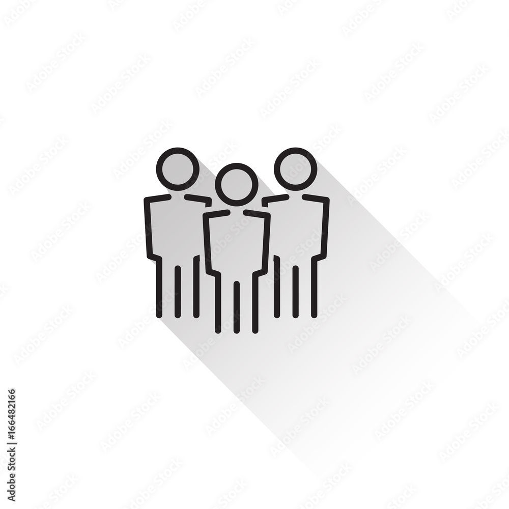 People Work Group Team - Vector Flat Icon People Work Group Team - Vector Flat Icon