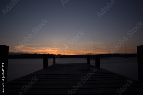 Sonnenuntergang am See