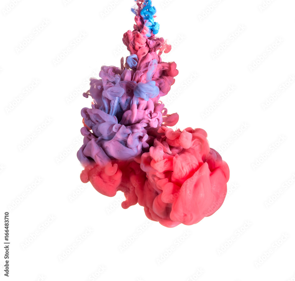 Obraz premium abstract formed by color dissolving in water