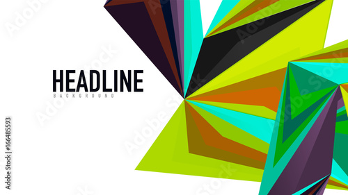 Free Download Modern triangle presentation template - GFXLoad