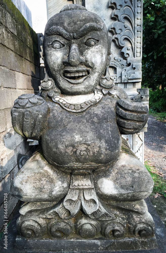 A God statue at ancient Hindu temple