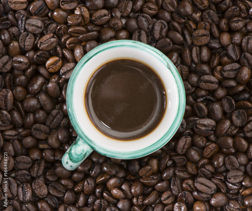 Fototapeta premium Roasted coffee beans.