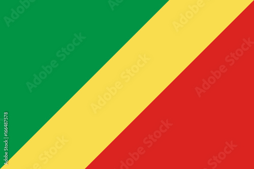 Official vector flag of Republic of the Congo .