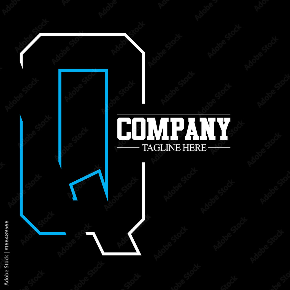 Initial Letter Q Logo Design Template Elements