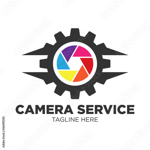 Camera Service Logo Template