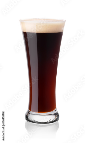 Glass of stout beer