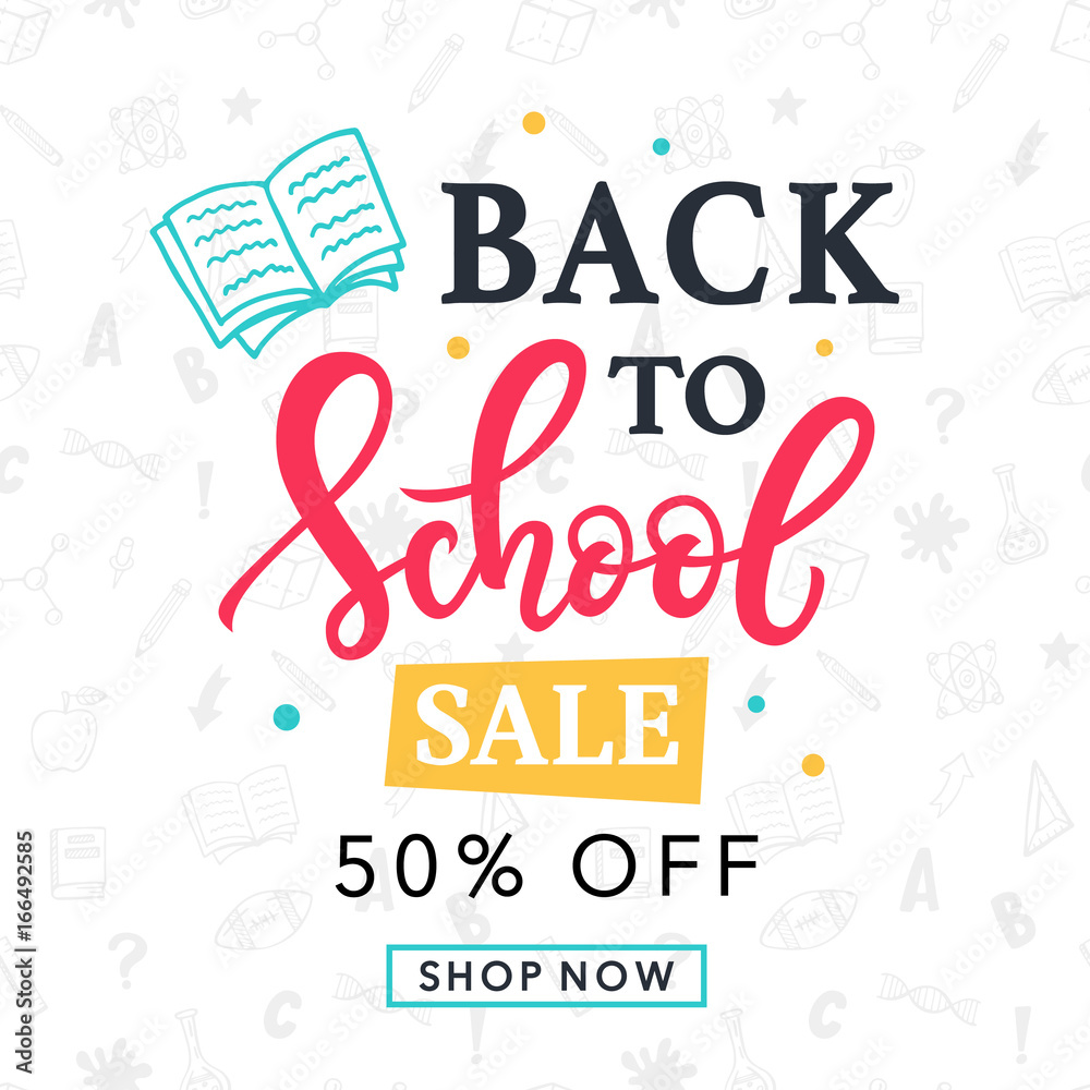 Back to School Sale Banner Template Back to School Sale Banner Template