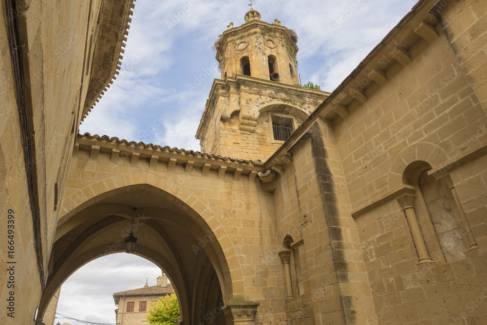 The village of Puente la reina in Navarra