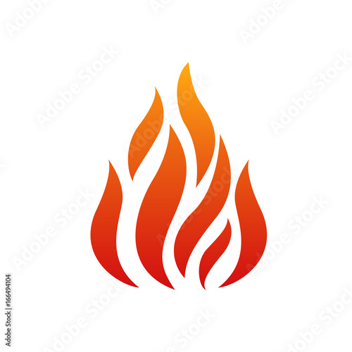 fire logo concept