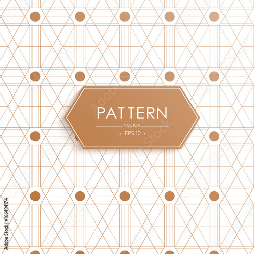 Vector Seamless geometric Pattern Abstract Background
