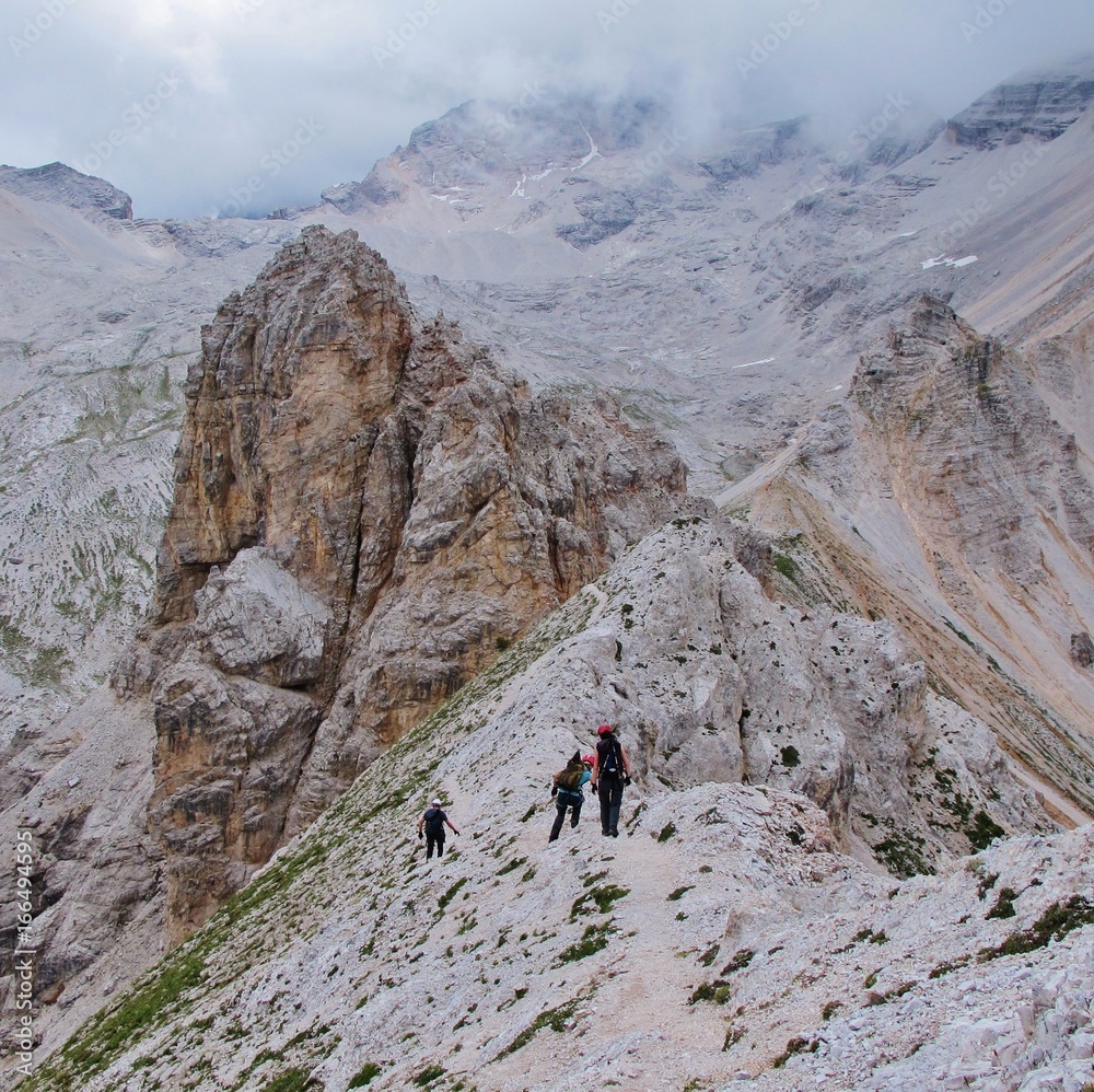 Bergwandern in den Dolomiten
