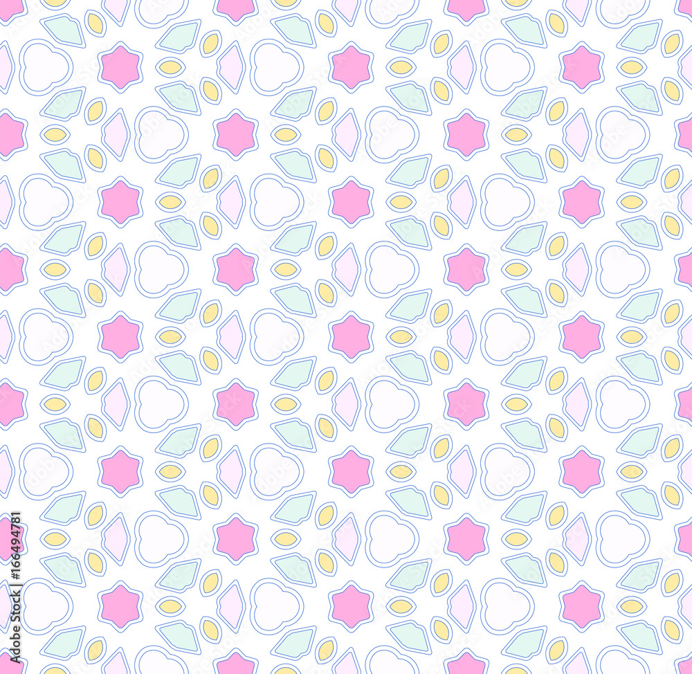 Seamless vector pattern kaleidoscope Seamless vector pattern kaleidoscope