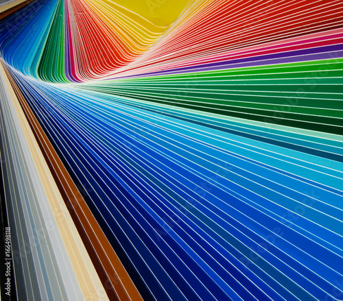 Folienfarben Regenbogen Farbfächer