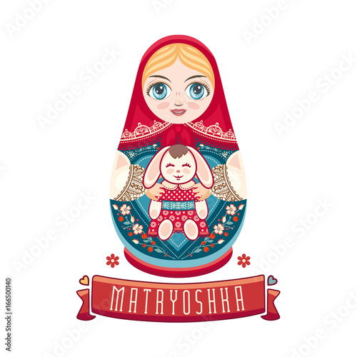 Matryoshka. Babushka doll. Set