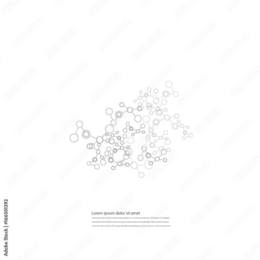 Network And Connection Background. Minimal Molecule Background Network And Connection Background. Minimal Molecule Background