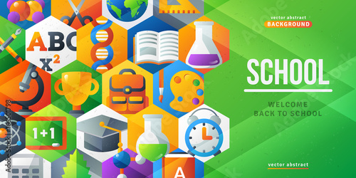 Back to school creative banner