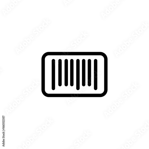 barcode, scanning, line black icon