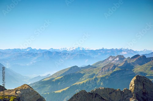 Saentis Mountain landscape photo