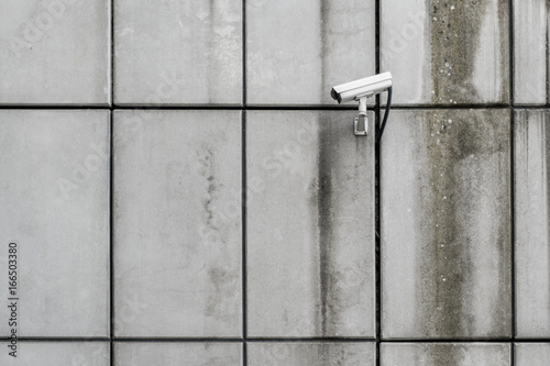 security camera , cctv on building wall
