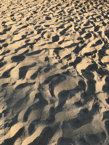 Sand on Beach at Golden Hour