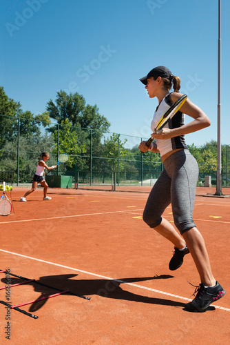 Cardio tennis workout © Microgen