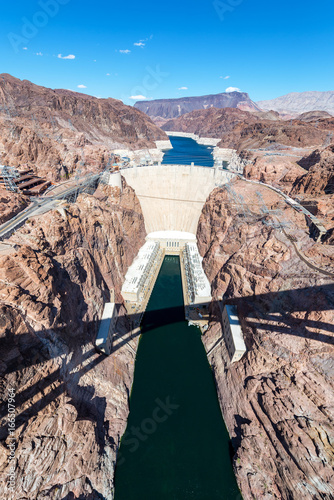 Photography Hoover Dam Vertical View