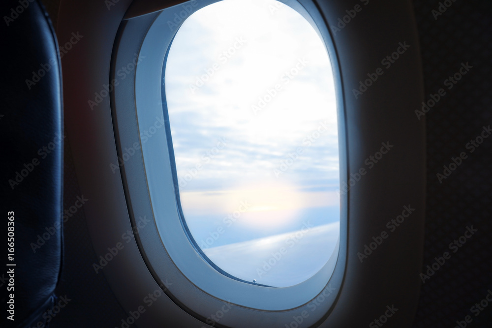 View from aircraft window View from aircraft window