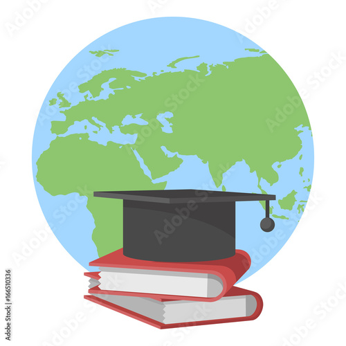 E-learning earth book icon