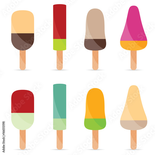 ice cream flavour food illustration