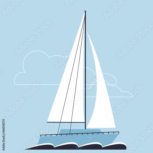 Sailing yacht