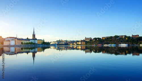 Stockholm city at summer