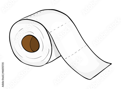 toilet paper roll vector symbol icon design. Beautiful illustration isolated on white background