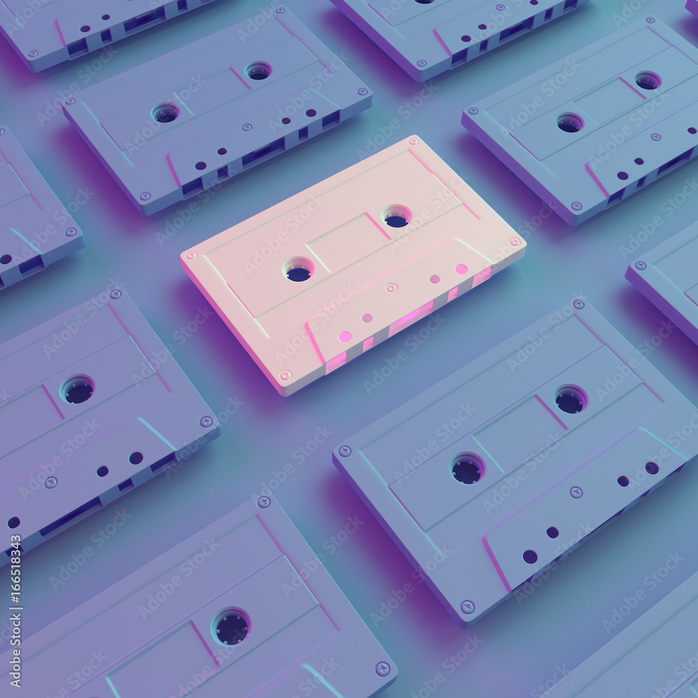 Creative Idea Cassette Tape Minimal Concept. Creative Idea Cassette Tape Minimal Concept.