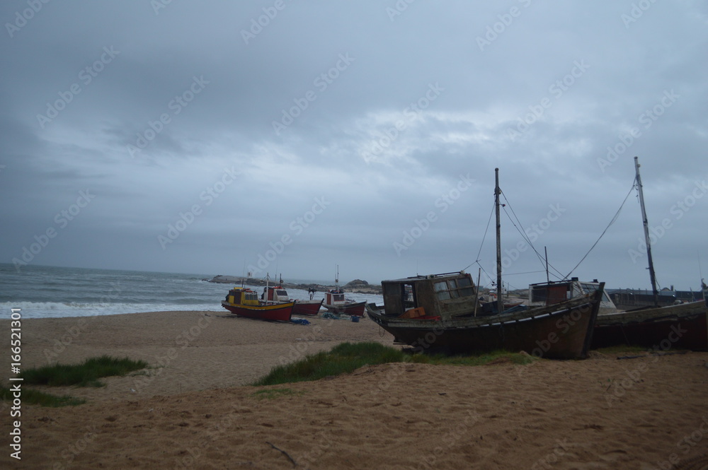 Fishing boat at Punta del Diablo- Uruguay Fishing boat at Punta del Diablo- Uruguay