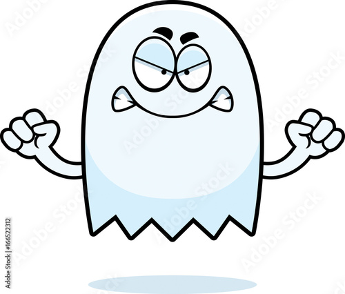 Angry Cartoon Ghost