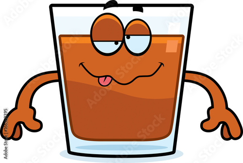 Drunk Cartoon Shot Glass