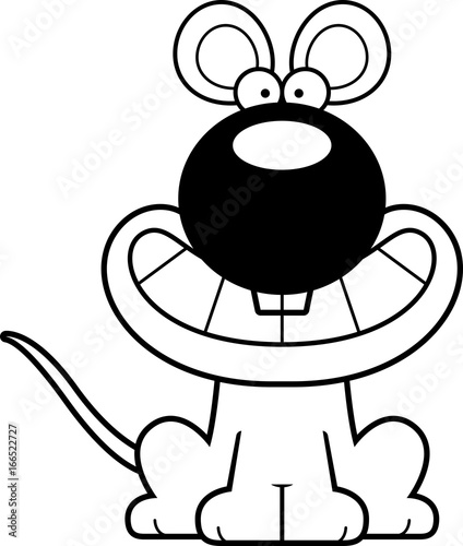 Happy Cartoon Mouse