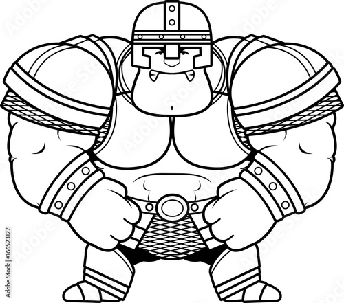 Angry Cartoon Warrior