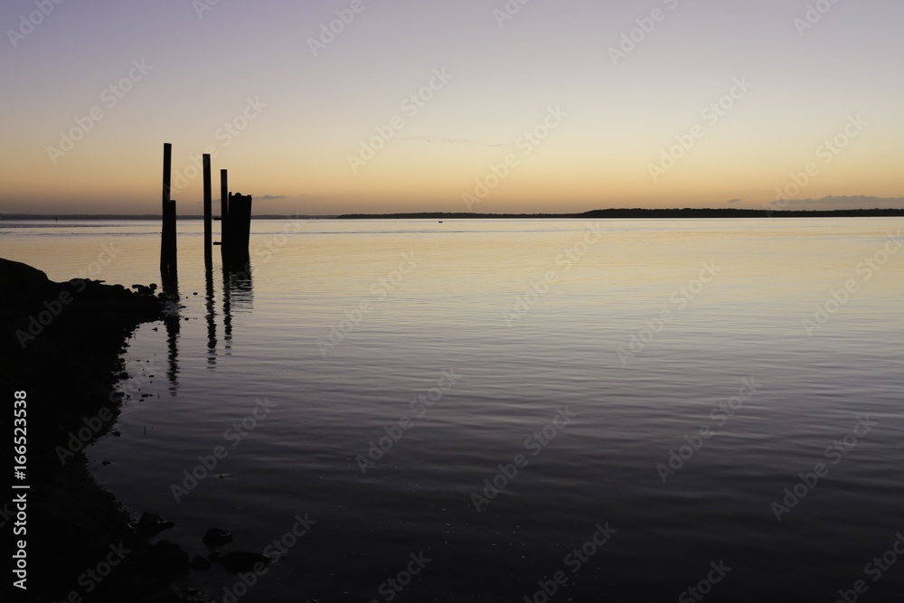 Sunset on North Stradbroke Island in Queensland Australia