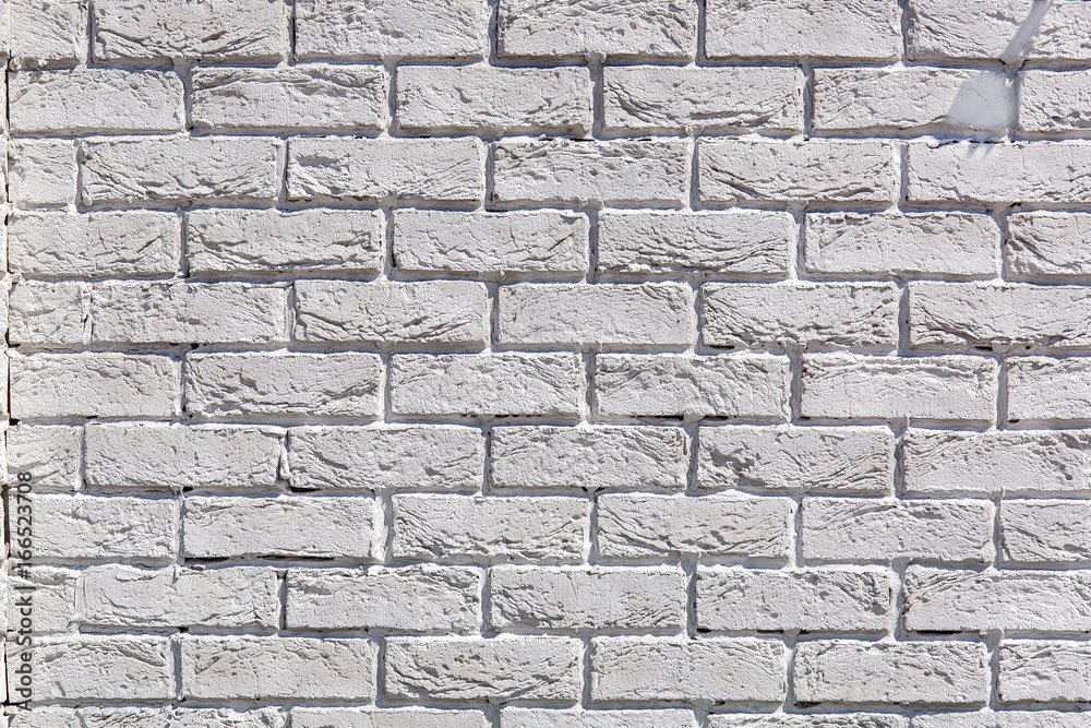 Obraz premium White Brick wall texture.