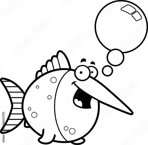 Talking Cartoon Swordfish