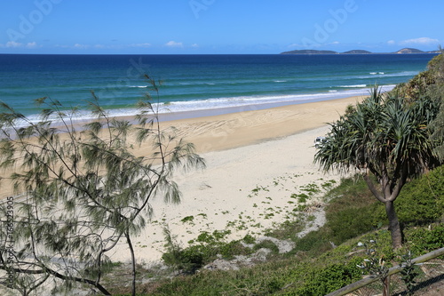 Rainbow Beach on the Sunshine Coast of Queensland in Australia