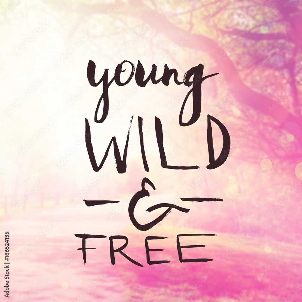 Obraz premium Inspirational Quote with summer style lens flare