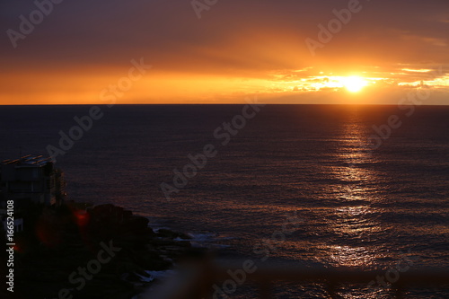 Obraz na płótnie An amazing sunrise at Maroubra Beach in the eastern suburbs of Sydney in Australia w salonie