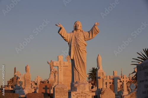 Waverley Cemetery in Sydney at sunrise