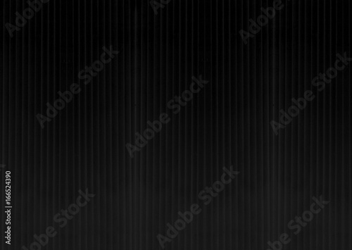 black color of plastic flute board texture background