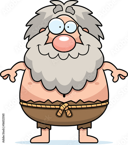 Happy Cartoon Hermit