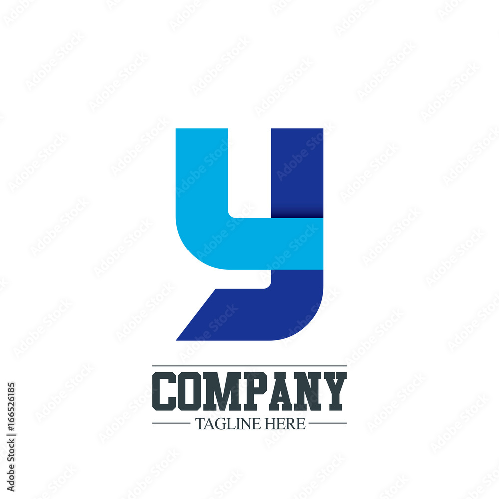 Initial Letter LY LJ Y Design Logo Initial Letter LY LJ Y Design Logo